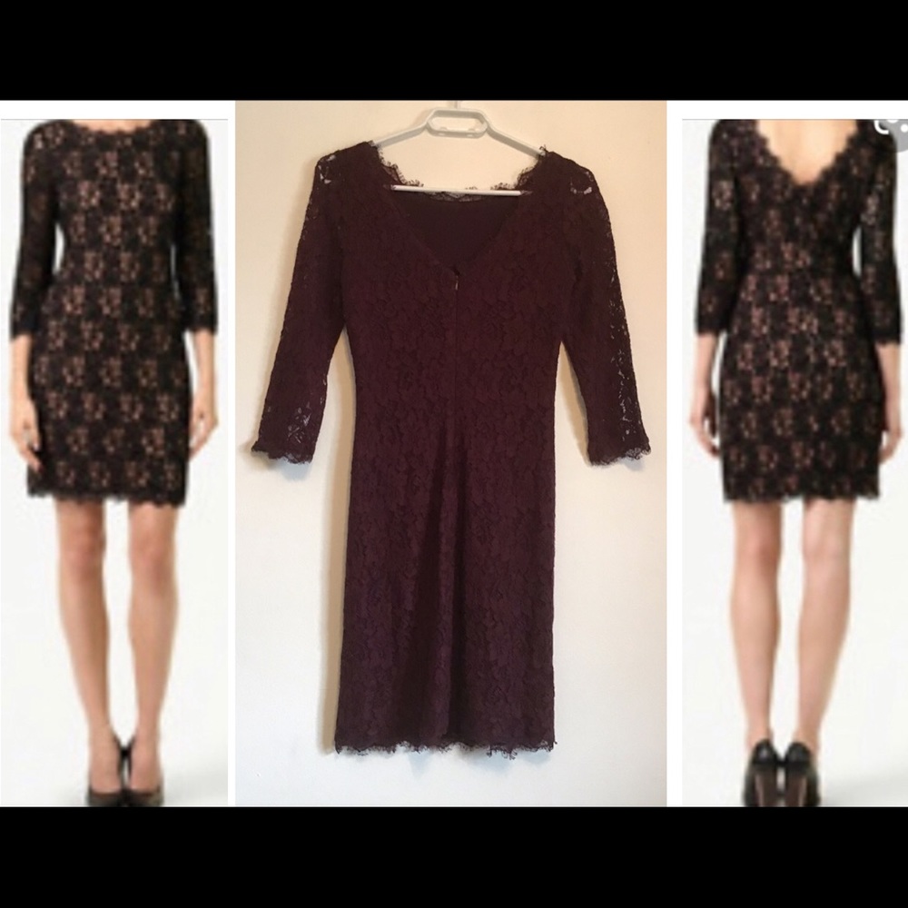 Aritzia t. Babaton Plum Rafael Long Sleeve Dress Size 2